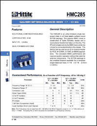 HMC285 Datasheet