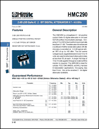HMC290 Datasheet
