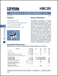 HMC291 Datasheet