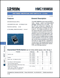 HMC194MS8 Datasheet