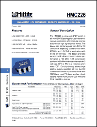 HMC226 Datasheet
