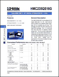 HMC235QS16G Datasheet