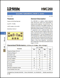 HMC260 Datasheet