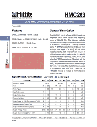 HMC263 Datasheet