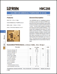 HMC266 Datasheet
