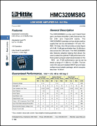 HMC320MS8G Datasheet