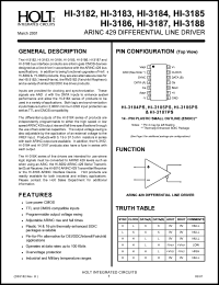 HI-3185PSI Datasheet