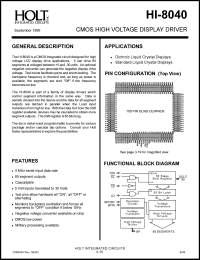 HI-8040QM-01 Datasheet