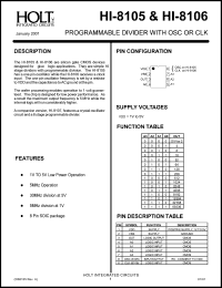 HI-8105PSI Datasheet