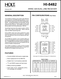HI-8482SM-01 Datasheet