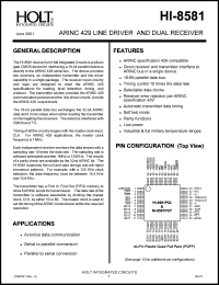 HI-8582CJT Datasheet