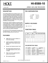 HI-8588PDT-10 Datasheet