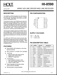 HI-8590PST Datasheet