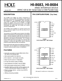 HI-8683PST-10 Datasheet