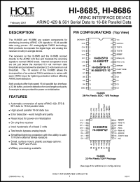 HI-8685PJT-10 Datasheet