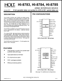 HI-8787PQT Datasheet