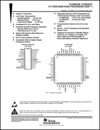 TLV320AIC33 Datasheet