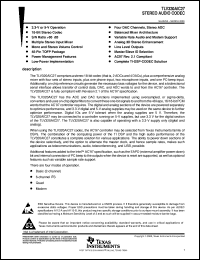 TLV320AIC27CPFB Datasheet