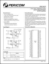 PI3C16234A Datasheet