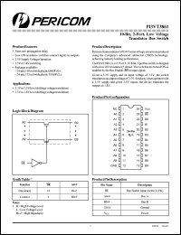 PI3VT3384L Datasheet