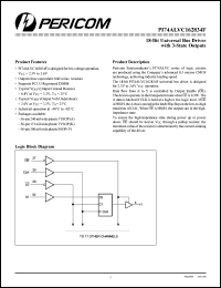 PI74ALVC162834FK Datasheet