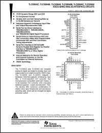 TLC32044MFKB Datasheet