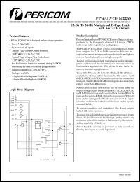 PI74ALVCH16271V Datasheet