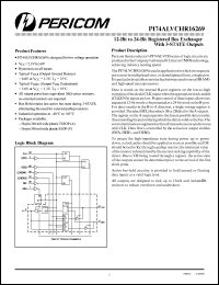 PI74ALVCHR162245V Datasheet