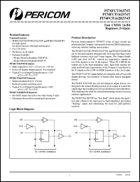 PI74FCT162H373TV Datasheet