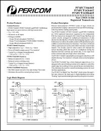 PI74FCT162H646TV Datasheet