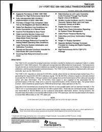 TSB11LV01PT Datasheet