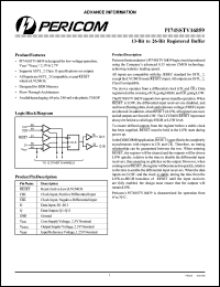 PI74SSTV16857A Datasheet