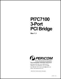 PI7C7100B Datasheet