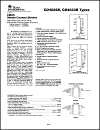 CD4033BPWR Datasheet