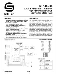 STK15C88-W45I Datasheet