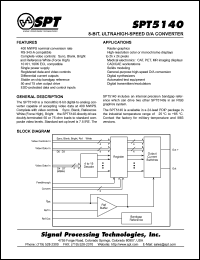 SPT5140SIN Datasheet