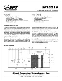 SPT5216CCU Datasheet
