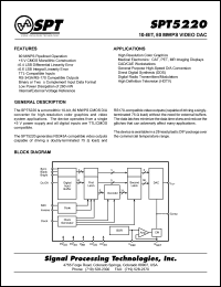 SPT5220SCN Datasheet