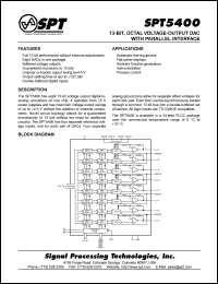 SPT5400SCP Datasheet