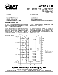 SPT7710AIQ Datasheet