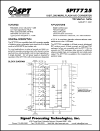 SPT7722AIQ Datasheet