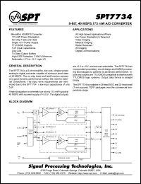 SPT7730SCU Datasheet