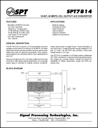 SPT7814AIJ Datasheet