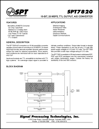 SPT7820AIJ Datasheet