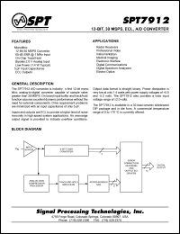 SPT7910SCJ Datasheet