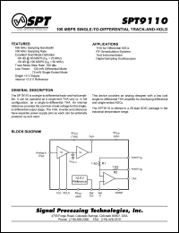 SPT9110SIS Datasheet