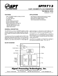 SPT9712AIP Datasheet