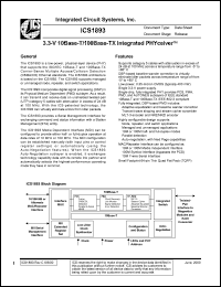 ICS1893Y-10 Datasheet