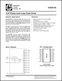 ICS2510CG-T Datasheet