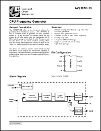 ICS9107C-13C308 Datasheet